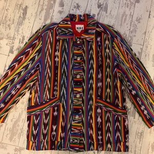 Women’s Medium Western Style coat (multicolored)